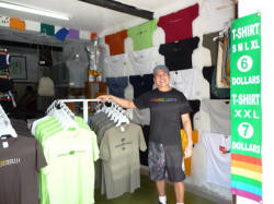 gay owned Vallarta stores with Martin at Rainbow T-Shirts