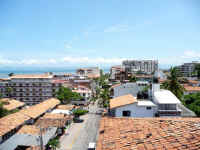 view north from living room balcony