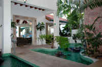 Atrium of puerto vallarta vacation villa Karma