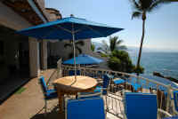 sun deck terrace with bay ocean view