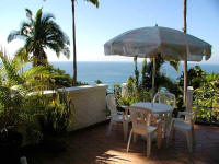 master bedroom terrace with ocean views of Banderas Bay