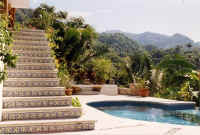 villa of Sierra Madre mountains