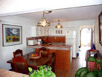 kitchen and dining area of this el Dorado condo