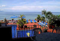 Banderas bay view from condominium terrace