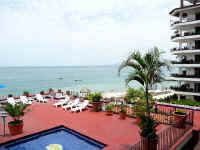 los Muertos beach and bay looking north-west from balcony