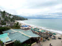 los muertos beach puerto vallarta view south