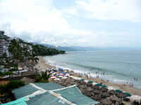 view of los muertos beach and the south shores