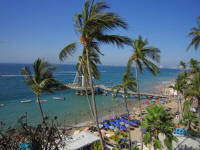 gay friendly vacation spots in Puerto Vallarta, Mexico on Los Muertos beach