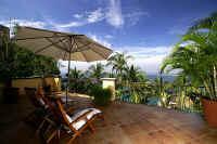 puerto vallarta villas rental bedroom terrace