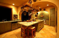 modern kitchen facilities