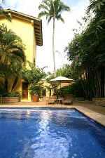 dipping pool in inner courtyard