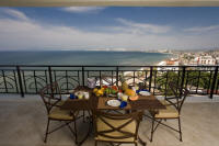 Molino de agua beachfront, from the balcony - views north to city and Bay