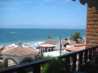 PB-33 beachfront condo view to north along los muertos beach