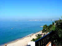 los muertos beach in puerto vallarta jalisco mexico and views