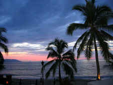 puerto vallarta sunset in tropical gay friendly mexico