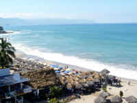 view of gay beach from one floor up - from the 600-A