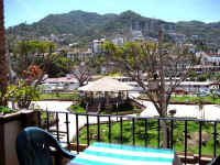 views of lazaro cardenas park, the South side and mountains