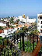 old town condominium rental view of South Side in puerto vallarta mexico