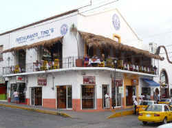 Tino's restaurants in downtown puerto vallarta