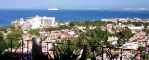 view of puerto vallarta and Banderas Bay from casa paraiso