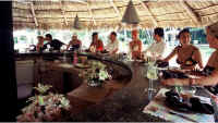 The pool bar - Lunch is often served daily at the pool bar.