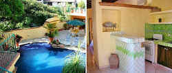 pool from Upper casita, with kitchenette