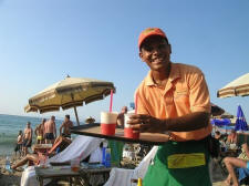 Oscar at Ritmos Cafe on the gay beach on Los Muertos