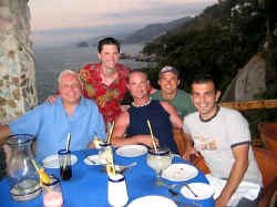 puerto vallarta le kliff restaurant - michael bottrill and friends