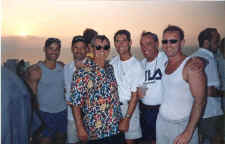 gay scene at old Amaca hotel rooftop Sky Bar