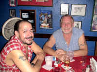 Luis and Tom at puerto vallarta gay bar frida