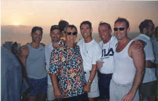 gay puerto vallarta travel - mike, steve & friends at old descanso gay bar
