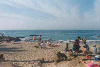 one of the beaches in conchas chinas puerto vallarta