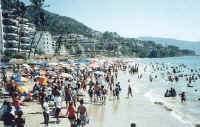 semana santa Easter week on playa de los muertos puerto vallarta '02