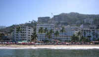 playa de los muertos beach hotel tropicana puerto vallarta mexico