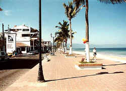 the malecon puerto vallarta downtown - picture by william clark