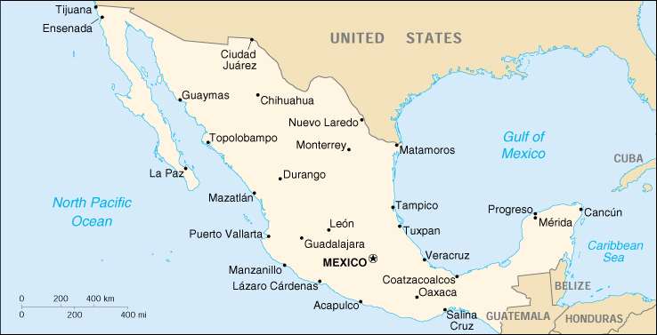 Puerto Vallarta Map Of Mexico Cvln Rp