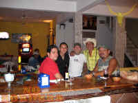gay bar No Borders cantina with julio, jorge and friends - pic by No Borders