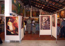 opening scene at puerto vallarta art gallery Dante