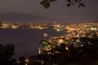 puerto vallarta mexico at night from conchas chinas - picture thanks to tom and angela