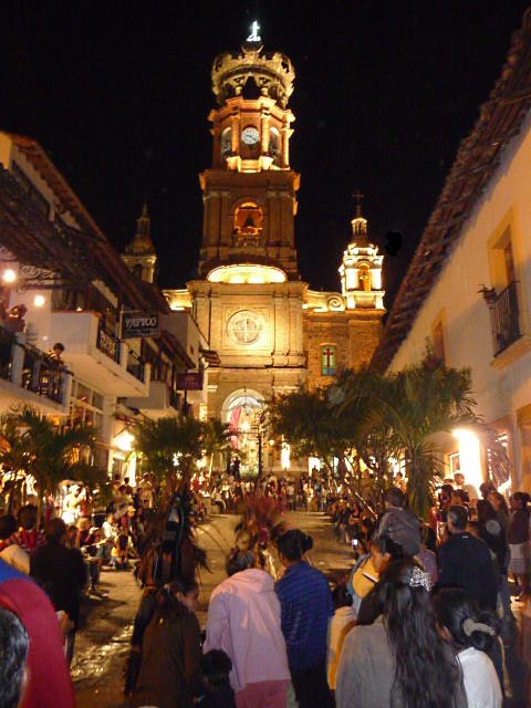 puerto vallarta our lady of guadalupe church during Dec celebrations