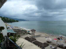 Puerto Vallarta weather in summer, los muertos beach