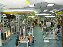 golds gym interior