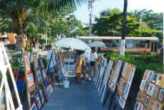 puerto vallarta malecon art downtown artists and watercolors