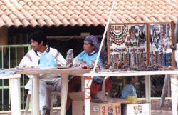 sayulita town square photos - cora indian and native indigenous art