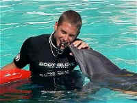 swimming with the dolphins - picture thanks to Vallarta Adventures